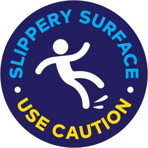 imageExcelMark Slippery Surface Floor Decal Slippery Surface 15quotSlippery Surface Use Caution