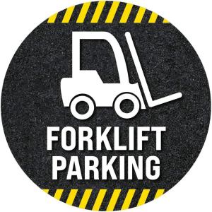 imageForklift Floor Decal Forklift Speed Limit Drive with Caution 11quotForklift Parking 2