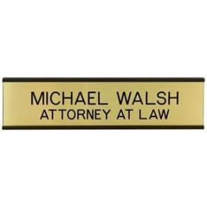 imagePersonalized Nameplate with Wall Holder