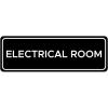 imageExcelMark Electrical Room Sign for Door or Wall  3quot x 9quot