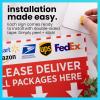 imagePackage Delivery Sign for House  8 x 12quotArea for Front Door of Home or Business  Clear Visibility Place Packages in BoxDeliver All Packages Here
