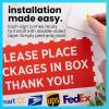 imagePackage Delivery Sign for House  8 x 12quotArea for Front Door of Home or Business  Clear Visibility Place Packages in BoxPlace Packages in Box