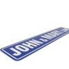 imageCustom Street Sign  4 x 18 Aluminum GreenBlue
