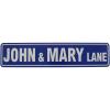 imageCustom Street Sign  4 x 18 Aluminum GreenBlue