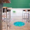 imageExcelMark 11Dots Classroom Floor Decal OrangeAqua