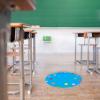 imageExcelMark 11Dots Classroom Floor Decal OrangeCyan