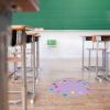 imageExcelMark 11Dots Classroom Floor Decal OrangeLavender