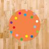 imageExcelMark 11Dots Classroom Floor Decal OrangeOrange