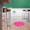 imageExcelMark 11Dots Classroom Floor Decal OrangePink