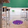 imageExcelMark 11Dots Classroom Floor Decal OrangePurple