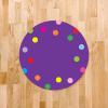 imageExcelMark 11Dots Classroom Floor Decal OrangePurple