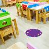 imageExcelMark 11Dots Classroom Floor Decal OrangePurple
