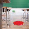 imageExcelMark 11Dots Classroom Floor Decal OrangeRed
