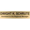imageExcelMark Assistant to The Regional Manager Custom Desk Plate  2 x 8 Novelty Name Plate  Gold Name Plate with Black Desk Holder