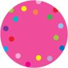 imageExcelMark 11Dots Classroom Floor Decal OrangePink