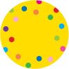 imageExcelMark 11Dots Classroom Floor Decal OrangeYellow