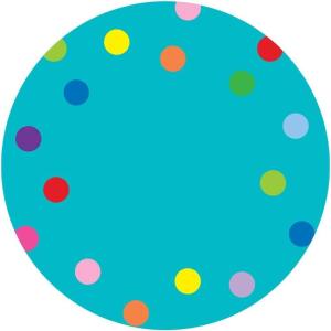 imageExcelMark 11Dots Classroom Floor Decal OrangeAqua