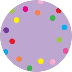imageExcelMark 11Dots Classroom Floor Decal OrangeLavender