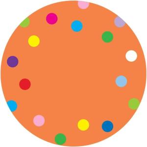 imageExcelMark 11Dots Classroom Floor Decal OrangeOrange