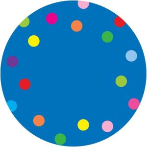 imageExcelMark 11Dots Classroom Floor Decal OrangeRoyal Blue