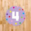 imageExcelMark 11 Number Classroom Floor Decal 3 LimeLavender