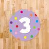 imageExcelMark 11 Number Classroom Floor Decal 3 LimeLavender