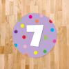 imageExcelMark 11 Number Classroom Floor Decal 3 LimeLavender