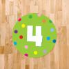imageExcelMark 11 Number Classroom Floor Decal 3 LimeLime