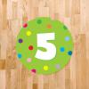 imageExcelMark 11 Number Classroom Floor Decal 3 LimeLime