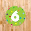imageExcelMark 11 Number Classroom Floor Decal 3 LimeLime