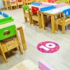 imageExcelMark 11 Number Classroom Floor Decal 3 LimePink