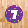 imageExcelMark 11 Number Classroom Floor Decal 3 LimePurple