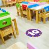 imageExcelMark 11 Number Classroom Floor Decal 3 LimePurple
