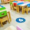 imageExcelMark 11 Number Classroom Floor Decal 3 LimeRoyal Blue