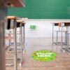 imageExcelMark 11 Stand Here Classroom Floor Decal CyanLime
