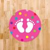 imageExcelMark 11Footprints Classroom Floor Decal Royal BluePink