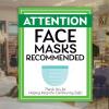 imageExcelMark Face Masks Recommended Decal Thank You For Keeping Us Safe 5 x 7  2 Pack