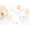 imageExcelMark Holiday Engraved Wood Rubber Stamp Set  7 Pieces