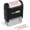 imageExcelMark Account Seriously OVERDUE  Self Inking Bill Collection Stamp in Red InkCaution