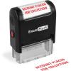 imageExcelMark Account Seriously OVERDUE  Self Inking Bill Collection Stamp in Red InkCollection