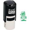 imageExcelMark St Patricks Day Rubber Stamp  Leprechaun Stamp  Green Ink