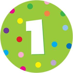 imageExcelMark 11 Number Classroom Floor Decal 3 LimeLime