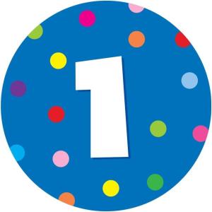 imageExcelMark 11 Number Classroom Floor Decal 3 LimeRoyal Blue