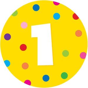 imageExcelMark 11 Number Classroom Floor Decal 3 LimeYellow