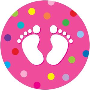 imageExcelMark 11Footprints Classroom Floor Decal Royal BluePink