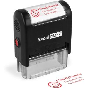 imageExcelMark Account Seriously OVERDUE  Self Inking Bill Collection Stamp in Red InkAppreciated