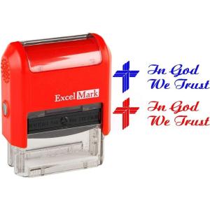 imageExcelMark SelfInking Rubber Stamp  in God We Trust