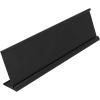 imageExcelMark 2x 8Aluminum Name Plate Holder for Desk  Office Business Door Sign Holder  BlackBlack