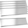 imageExcelMark 2x 8Aluminum Name Plate Holder for Desk  Office Business Door Sign Holder  BlackSilver