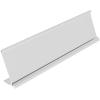 imageExcelMark 2x 8Aluminum Name Plate Holder for Desk  Office Business Door Sign Holder  BlackSilver